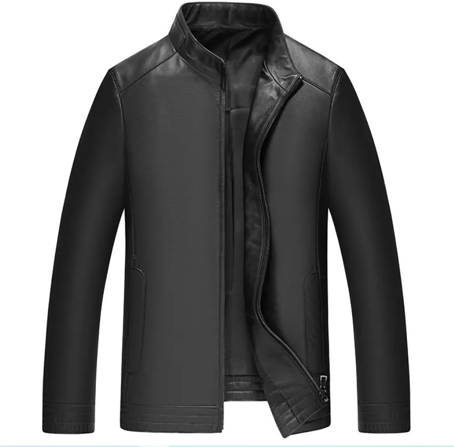 Wholesale vintage genuine sheepskin leather jackets for men
