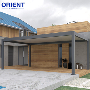 Kits de pergola en aluminium bioclimatique, pergola en aluminium motorisée à lames orientables pour l'extérieur - Product Image 5