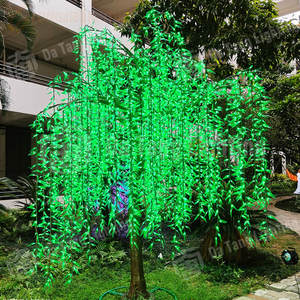 Grand saule lumineux LED, couleur personnalisée, étanche IP65, pour projets d'installation extérieure de paysage économique nocturne - Product Image 3