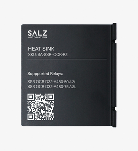 แผงระบายความร้อนสำหรับ50-75A SSR B, ทนทานต่อความร้อน1.35 °C/วัตต์, ระบายความร้อนด้วยการพาความร้อน - Product Image 2
