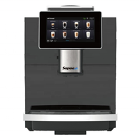 Machine à expresso commerciale, machine à café européenne avec lait frais, machine à cappuccino automatique