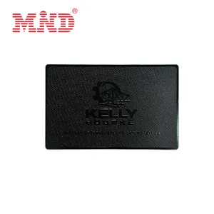 High Quality NFC Smart Cards Laser Engraving Blank Matte Black Metal Nfc Business Cards With QR Code