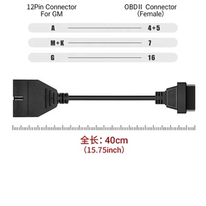 เครื่องมือวินิจฉัยรถยนต์สำหรับรถยนต์ GM <span class=keywords><strong>สาย</strong></span><span class=keywords><strong>แปลง</strong></span> <span class=keywords><strong>OBD1</strong></span> <span class=keywords><strong>เป็น</strong></span> <span class=keywords><strong>OBD2</strong></span> แบบ 12 พิน <span class=keywords><strong>เป็น</strong></span> 16 พิน <span class=keywords><strong>สาย</strong></span><span class=keywords><strong>แปลง</strong></span>อะแดปเตอร์ OBD - Product Image 5