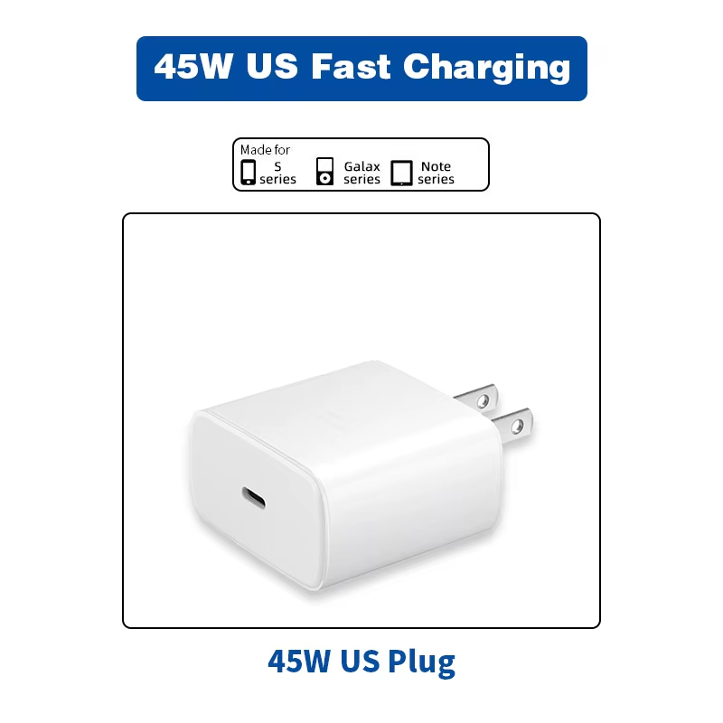 Enchufe estadounidense de 45 W (blanco)