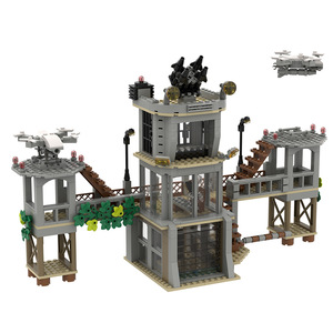 MOC Sentry Camp ensamblado bloque de construcción masculino <span class=keywords><strong>militar</strong></span> pequeñas partículas <span class=keywords><strong>niños</strong></span> ladrillos juguetes educativos <span class=keywords><strong>para</strong></span> <span class=keywords><strong>niños</strong></span> - Product Image 1