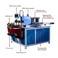 Outil de pliage et de coupe de barres omnibus de poinçonneuse CNC pour machines de découpe de métaux hydrauliques en aluminium
