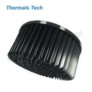 D140 Mm LED Cold Forged Pin Fin Heatsink For 60W COB Lighting