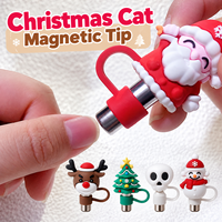Grand aimant œil de chat de Noël, design chapeau d'Halloween, outil magnétique puissant pour nail art, pour vernis gel, manucure DIY, fournitures de salon