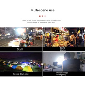 초고휘도 듀얼 USB-C 충전식 LED 전구 캠핑 라이트 IP65 야시장 가판대 조명 1600mAh 정전 비상등 - Product Image 6