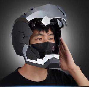 <span class=keywords><strong>Masque</strong></span> de fête le plus populaire, télécommande vocale, contrôle tactile, casque <span class=keywords><strong>Iron</strong></span> <span class=keywords><strong>Man</strong></span> électrique déformable, casque Patriot, casque War Machine - Product Image 3