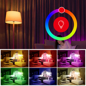 <span class=keywords><strong>Ampoule</strong></span> LED Intelligente Tuya RGB Ra80 avec Télécommande E27, Compatible ALEXA, Réglage de la Température de Couleur (CCT) et Gradation Continue, Vente Transfrontalière - Product Image 6