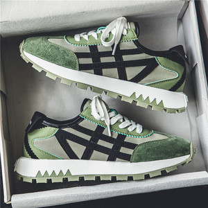 Chaussures de sport décontractées polyvalentes de style nouveau pour hommes, semelle épaisse, légères, antidérapantes, respirantes et tendance. - Product Image 2