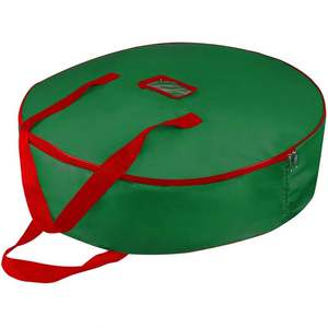 Bolsa de Almacenamiento de Lujo para Coronas Navideñas, Protector de Guirnaldas con Asa para Coronas Navideñas de Temporada - Product Image 2