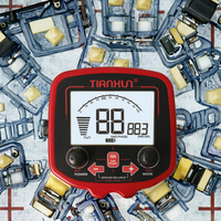 Détecteur de métaux professionnel Tianxun Tx 850 étanche en métal doré, plastique ABS, sensibilité >25 cm, fréquence 19 kHz, garantie 1 an, sans bobine