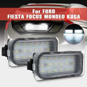 2 luces LED para matrícula de coche para Ford FOCUS MK II FIESTA MK VII MONDEO MK IV KUGA S-MAX 2008-2019 - Product Image 1