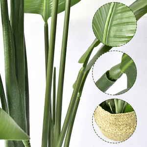 Plante artificielle réaliste Oiseau de <span class=keywords><strong>paradis</strong></span> de 1,2 m/1,5 m/1,8 m, grande plante d'intérieur en soie pour salon, bureau, chambre à coucher, décoration de la maison - Product Image 3