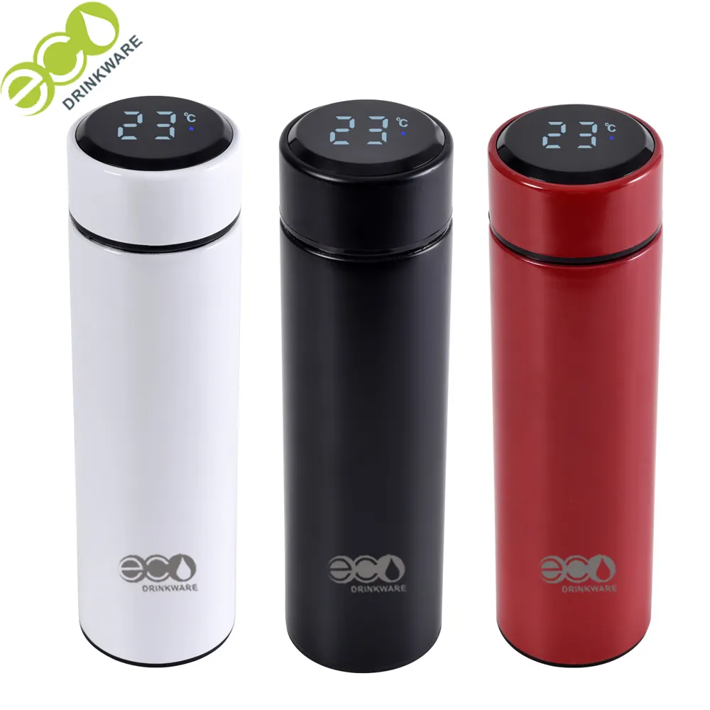 GV0105 termos kopi, tumbler kopi stainless steel dinding ganda dengan botol teh infuser 500ML/17OZ