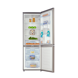 318L Black Glass Door Refrigerator New Model 11 Cu Ft <b>Fridge</b> Double Bottom-freezer Refrigerators - Product Image 3