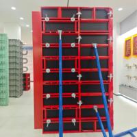 Panel de Encofrado de Acero Industrial Moderno para Construcción de Muros y Columnas de Villas, Alta Resistencia, Tamaño Ajustable, Duradero