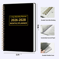 Agenda y Cuaderno Personalizados con Logotipo Estampado en Caliente, Venta Directa de Fábrica, Planificador Mensual A4 A5, Hojas Sueltas, Calendario Internacional