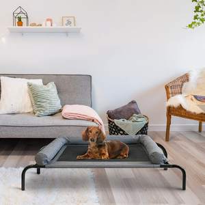 Tragbares Haustier-Hängematten bett für Haustiere im Innen-und Außenbereich Atmungsaktives Netz kühlung Erhöhtes Haustier kissen bett Erhöhte Hunde betten Betten für kleine Hunde - Product Image 2