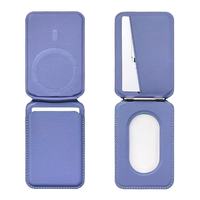 Nueva Llegada 2026: Tarjetero Magnético de Cuero con Función de Soporte, Cartera Magnética de Cuero PU de Gran Venta para iPhone MagSafe