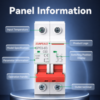 Interruptor Automático en Miniatura (MCB) AC Tipo C L7, 230V, 1P, 2P, 3P, 4P, 6KA, 10A, 16A, 20A, 25A, 32A, 40A, 50A, 63A