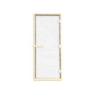 ساونا الجافة غرفة البخار حجم يمكن تخصيص البني الداكن البخار ساونا أبواب زجاجية - Product Image 1