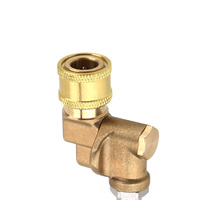 Adaptateur de buse pivotante à 360 degrés en laiton pour nettoyeur haute pression Sinodiving, pour le lavage de voitures
