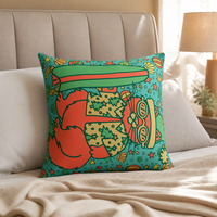 Coussin personnalisé en forme de chat moche à faire soi-même, oreiller pour animaux de compagnie, coussin imprimé personnalisé, rembourré en coton PP, coussin doux pour la décoration de la maison