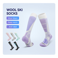 LINGTU Vente en gros d'usine Chaussettes d'hiver en alpaga Chaudes pour le travail Coussin pour le sport Trekking Ski Randonnée Chaussettes en laine mérinos