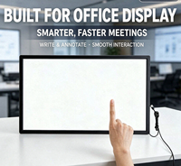 Écran tactile infrarouge YINGTOUCH de 380 pouces, écran LED haute définition multi-touch, écran publicitaire commercial, garantie d'un an