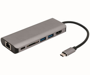 OEM tipo-c a 4K HDMI HD Video lectores de tarjetas SD convertidor multifunción estación de acoplamiento 8 en 1 hub USB para tableta <span class=keywords><strong>Mac</strong></span> matebook - Product Image 1