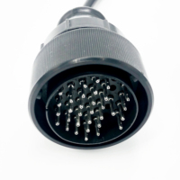 Cable Adaptador de 37 Pines para Camiones Autocom CDP+/TCS DS150 para Diagnóstico de Vehículos, Máquinas Electrónicas, Aislado con PTFE