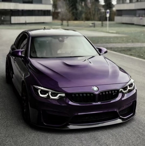 Film Vinyle Adhésif Brillant Violet Nuit pour Voiture, Sans Bulles, Changement de Couleur, pour Décoration Intérieure et Extérieure Automobile, Rouleau pour Carrosserie - Product Image 2