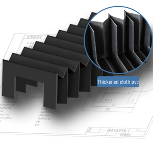 Couvercle de <span class=keywords><strong>soufflet</strong></span> d'organe télescopique pour rail de guidage de machine-outil à <span class=keywords><strong>soufflet</strong></span> de machine de découpe laser - Product Image 1