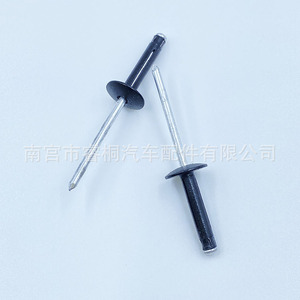 Rivets aveugles automobiles Shuangxuan 4 mm x 20,5 mm en acier noir pour la fixation des pare-chocs et des ailes - Product Image 4