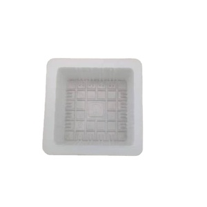 Square shape Natural color disposable plastic frozen tofu storage tray