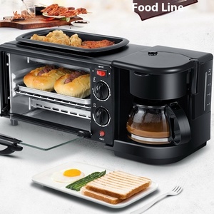 Wholesale 3-in-1 Multifunctional Breakfast Machine Oven for Roasting Frying Meat Steaming US Plug Box Household Brea - Product Image 3
