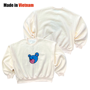 Sudadera Clásica Personalizada con Cuello Redondo, Logotipo Bordado, Algodón Grueso, Estilo Holgado, Unisex - Product Image 1