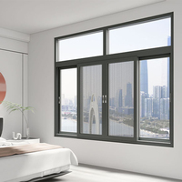 Ventana Corredera de Aleación de Aluminio Antirrobo Personalizada con Mosquitera para Casas y Villas