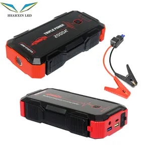 Hearxin General Car Powerful Jump Starter 12v 2000A Emergency High Power Bank quick start battery for gasoline/diesel cars