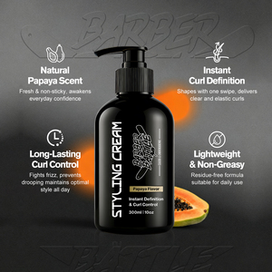 BARBERBATTLE CPNP GMPC ISO GMPC Crème coiffante pour cheveux pour hommes, crème brillante non grasse, pour un aspect capillaire sain - Product Image 3