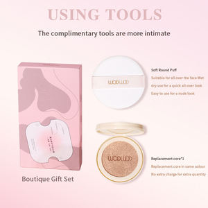 Fond de Teint Hydratant Rose Effet Coussin à Marque Blanche avec Houpette pour une <span class=keywords><strong>Couvrance</strong></span> Totale et Hydratante – Crème <span class=keywords><strong>CC</strong></span> Air Cushion - Product Image 6