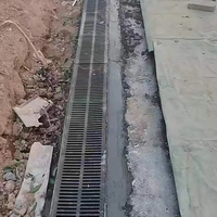 Cuvette de drainage en plastique HDPE de haute qualité directe d'usine pour le drainage des routes urbaines et du jardin pour une utilisation intérieure et extérieure