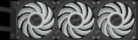 Refroidisseur de processeur AORUS WATERFORCE X II 360 avec roulement à fluide, 3 ventilateurs ARGB de 120 mm, dissipateur thermique en aluminium et cuivre