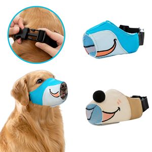 Muselière respirante et mignonne pour chien, anti-morsure et anti-aboiement, avec verrouillage sécurisé et réglable - Product Image 1