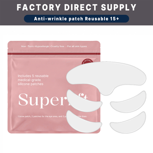 DOYOYA Patchs en silicone réutilisables non absorbants pour le visage, hydratants et anti-rides, pour la réparation des rides du front, des rides autour des yeux et des rides du sourire, adaptés à TOUTES les peaux - Product Image 1