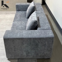 Modulares Ecksofa Komprimiertes Knochenloses Cloud-Sofa Gepolstertes Modernes Sofa Keine Montage Erforderlich für Wohnzimmer, Apartment