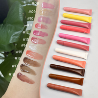 Kit de gloss et baume à lèvres Private Label, crayons à lèvres roses, ensemble de rouge à lèvres et crayon à lèvres vegan 2 en 1, rouge à lèvres mat et crayon à lèvres